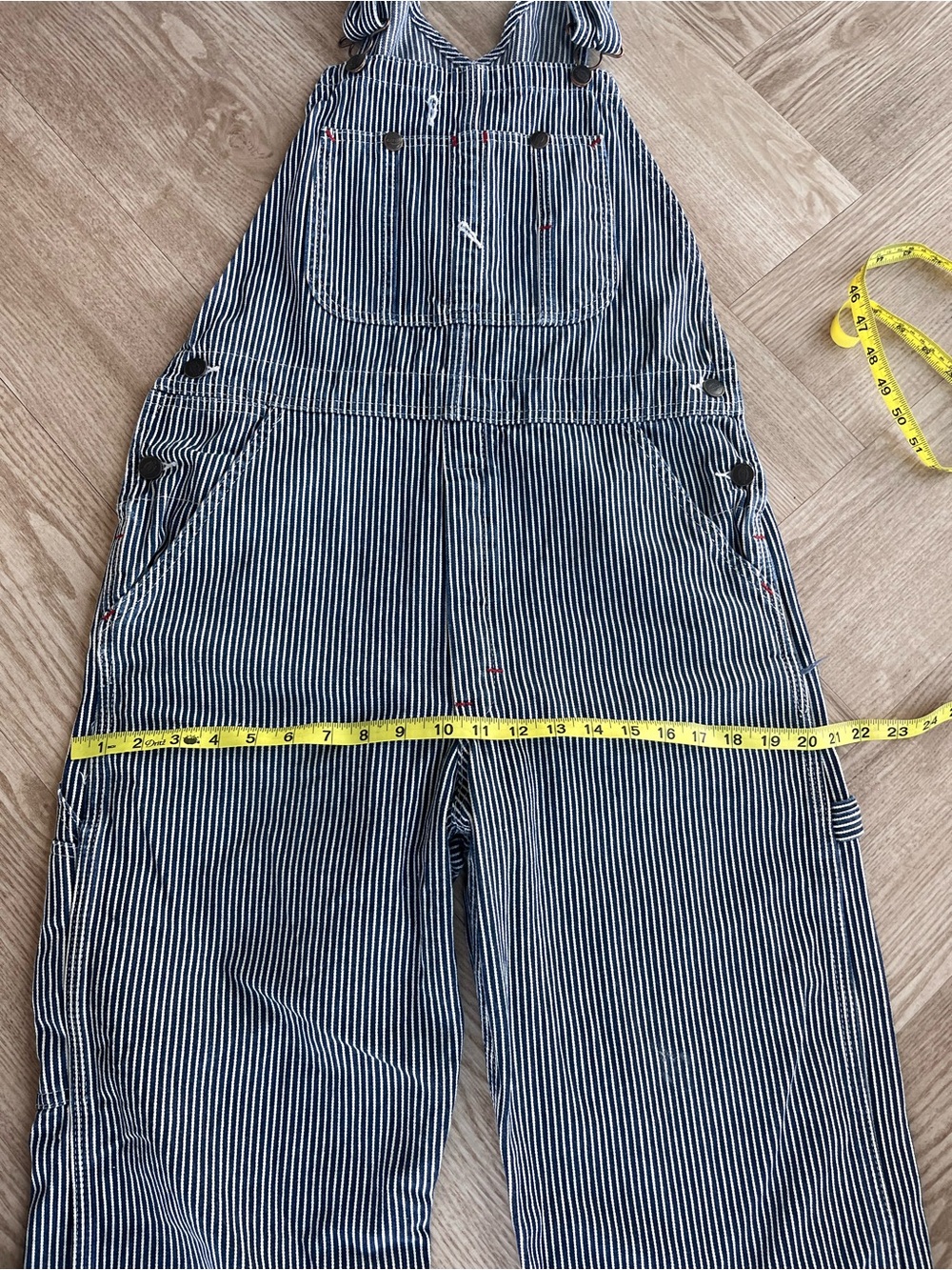 Dickies Striped Denim Railroad Overalls size 2-4 - Picture 7 of 7